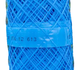 Grillage avertisseur bleu pour eau. Blaues Warngitter für Wasser.