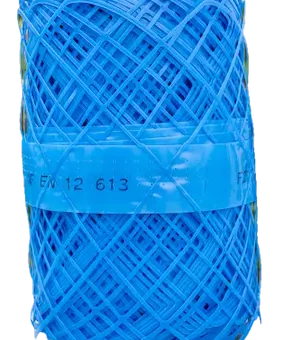 Grillage avertisseur bleu pour eau. Blaues Warngitter für Wasser.